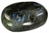 Flashy, Polished Labradorite Pebble - Madagascar #105886-1